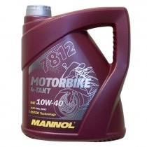 Масло моторное Mannol Motorbike 4T 10W40 (4л)