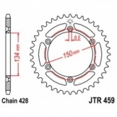 Звезда задняя JT JTR459.52