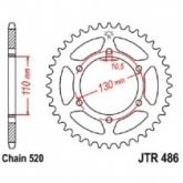 Звезда задняя JT JTR486.43