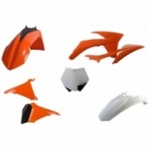 Комплект пластика Polisport 90555 Orange/Black