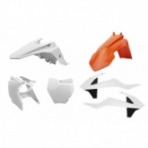 Комплект пластика Polisport 90711 Orange/White