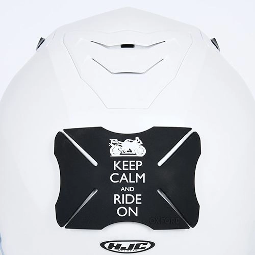 Наклейка шлема Oxford OX526 Black/White