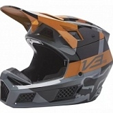 Шлем FOX V3 RS Riet Gold/Grey