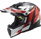 Шлем LS2 MX437 Fast Evo Strike Junior Black/Red/White