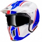 Шлем MT Streetfighter SV Twin White/Blue/Red