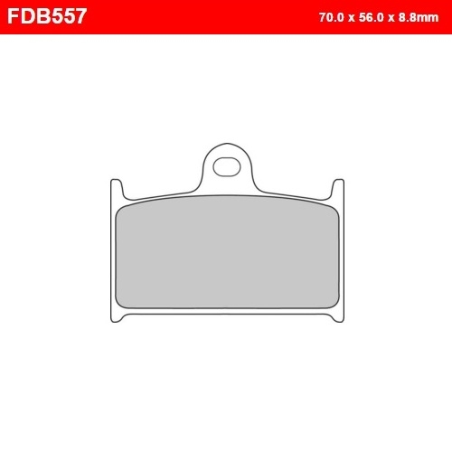 Колодки тормозные Ferodo FDB557ST
