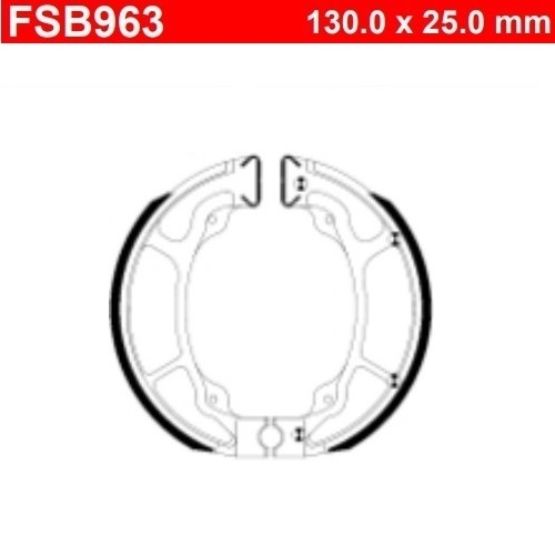 Колодки тормозные Ferodo FSB963A
