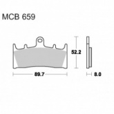 Колодки тормозные TRW Lucas MCB659